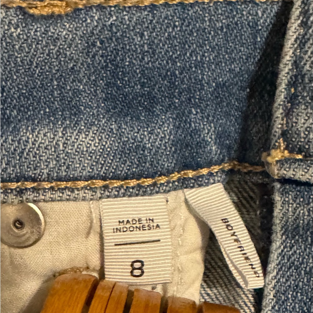 LOFT Outlet Straight Leg Denim “Boyfriend” Jeans - Picture 4 of 4
